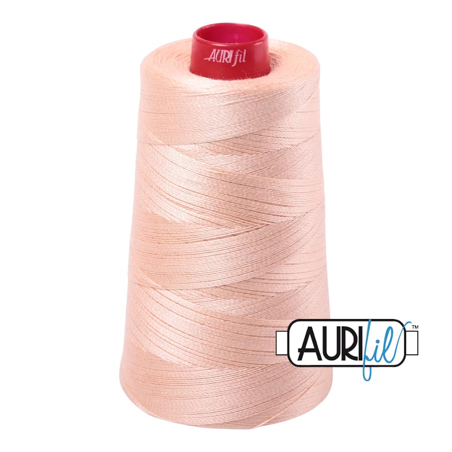 12wt Cotton Thread in 2205 Apricot by Aurifil - Image 3