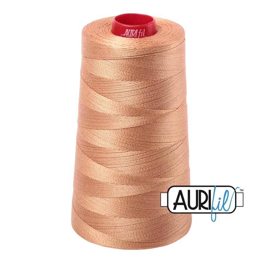 12wt Cotton Thread in 2320 Light Toast by Aurifil - Image 3