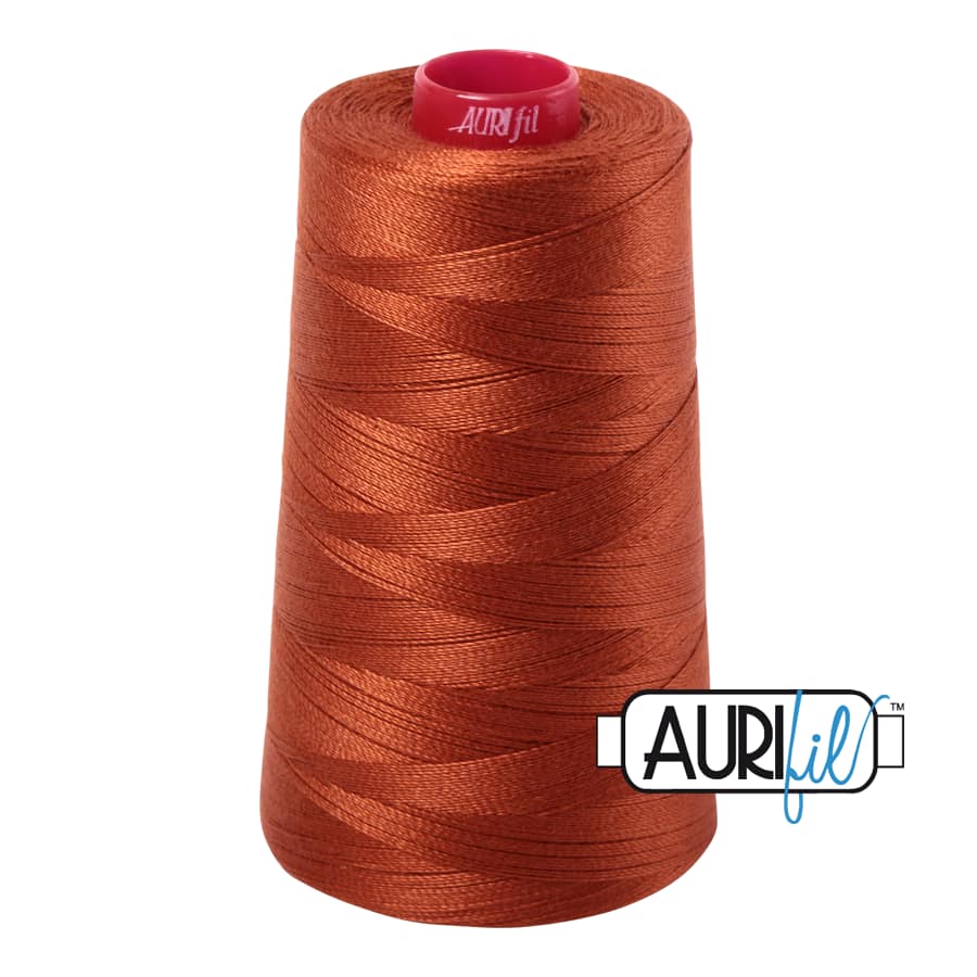 12wt Cotton Thread in 2390 Cinnamon Toast by Aurifil - Image 3