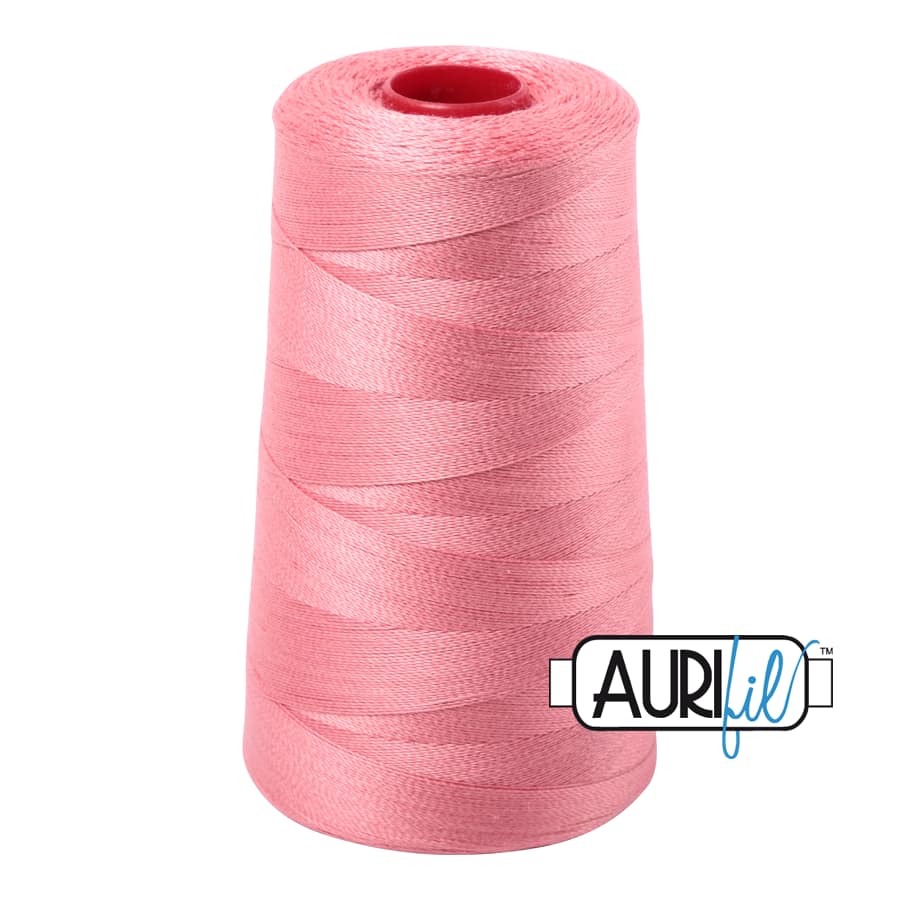 12wt Cotton Thread in 2435 Peachy Pink by Aurifil - Image 3