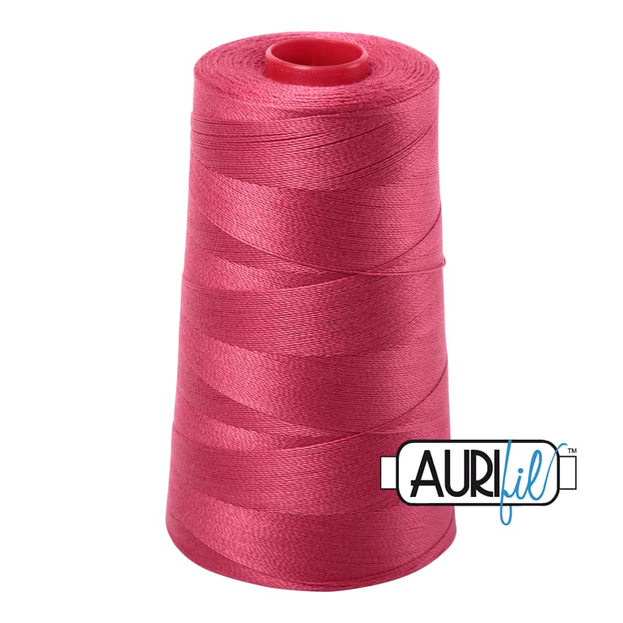 12wt Cotton Thread in 2440 Peony by Aurifil - Image 3