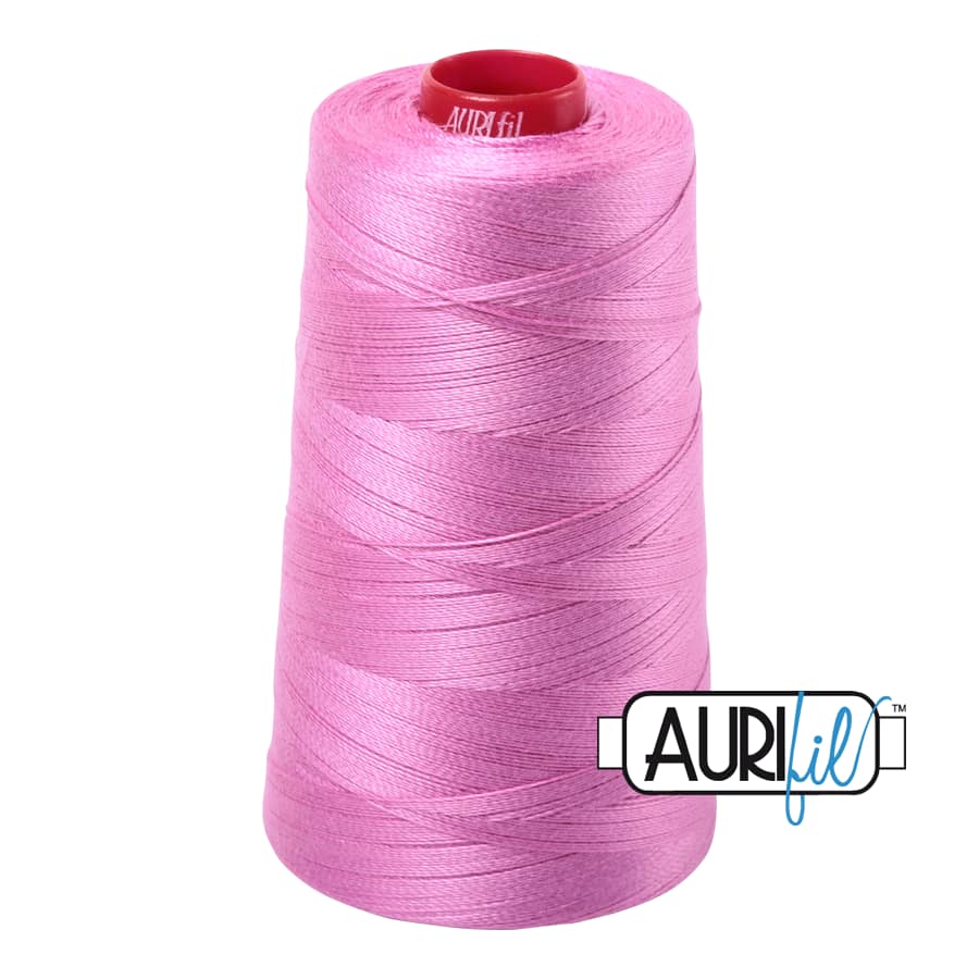 12wt Cotton Thread in 2479 Medium Orchid by Aurifil - Image 3