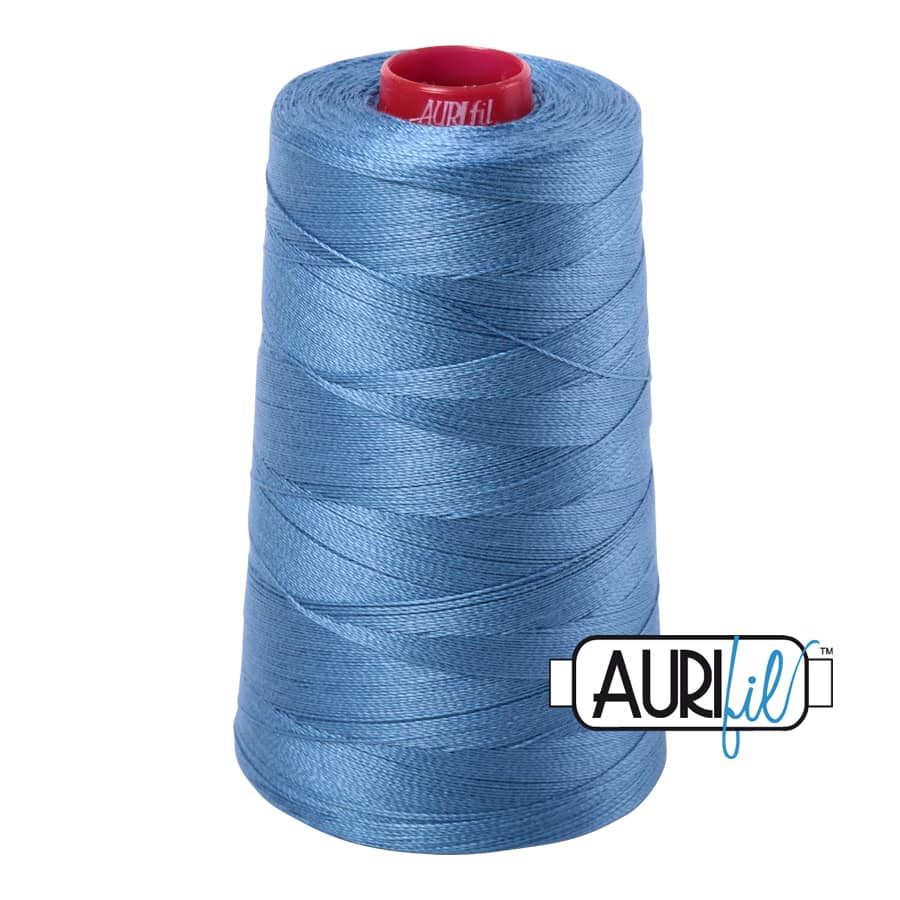 12wt Cotton Thread in 4140 Wedgewood by Aurifil - Image 3