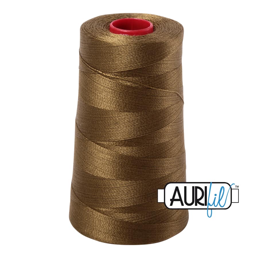 12wt Cotton Thread in 4173 Dark Olive by Aurifil - Image 3