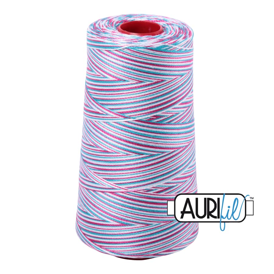 12wt Cotton Thread in 4647 Berrylicious by Aurifil - Image 3