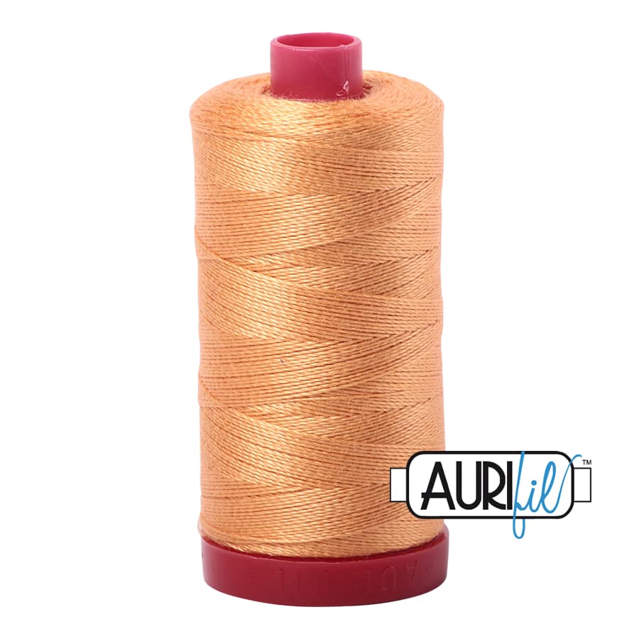 12wt Cotton Thread in 2214 Golden Honey by Aurifil