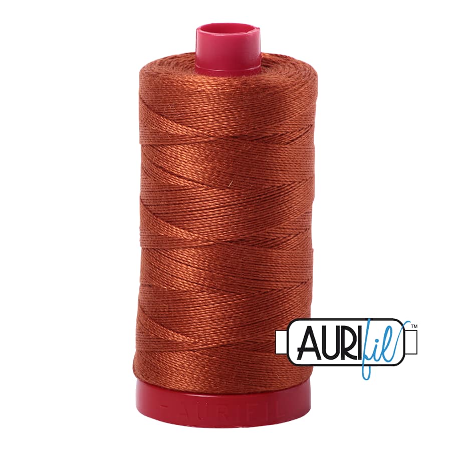 12wt Cotton Thread in 2390 Cinnamon Toast by Aurifil