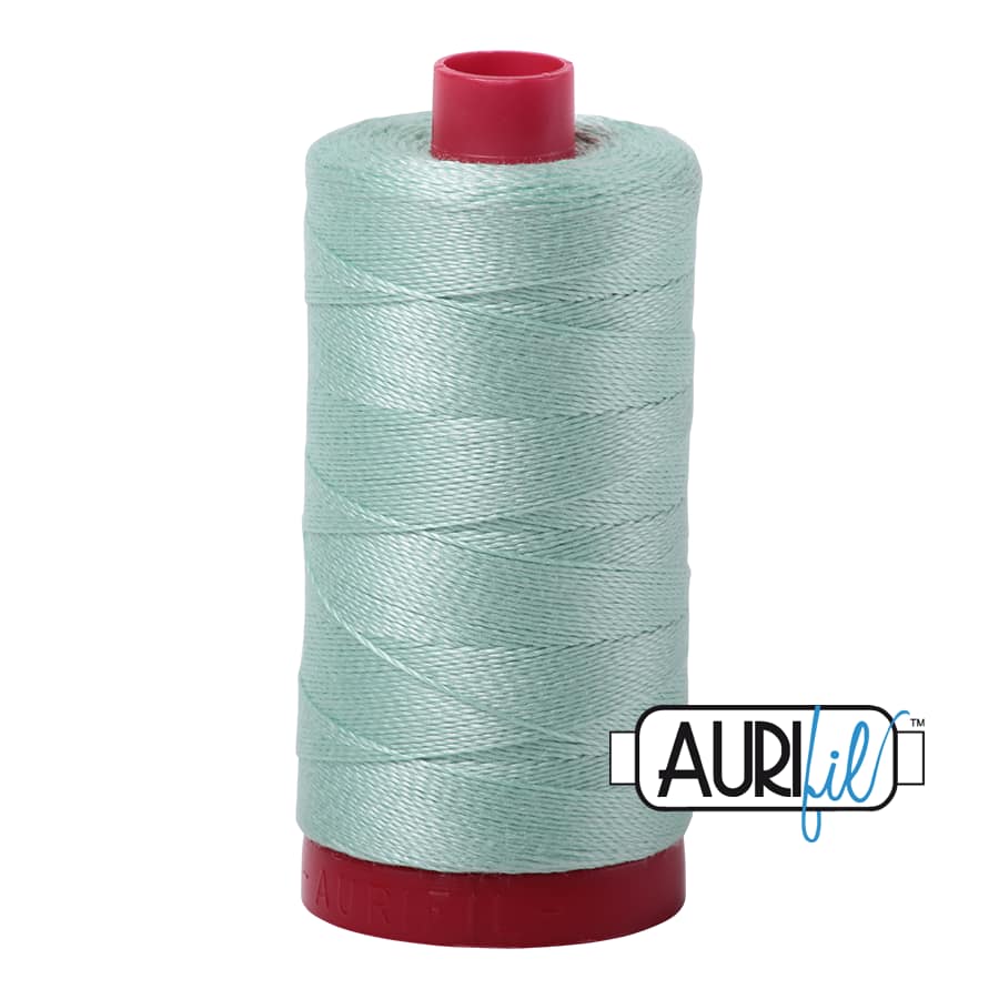 12wt Cotton Thread in 2830 Mint by Aurifil