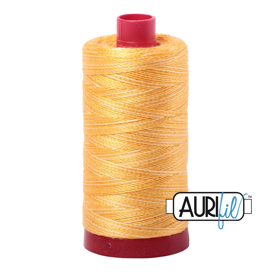 12wt Cotton Thread in 3920 Golden Glow by Aurifil
