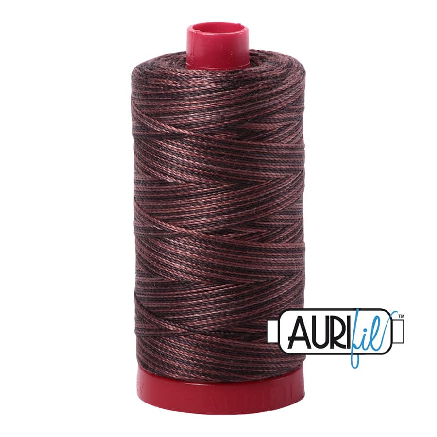 12wt Cotton Thread in 4671 Mocha Mousse by Aurifil