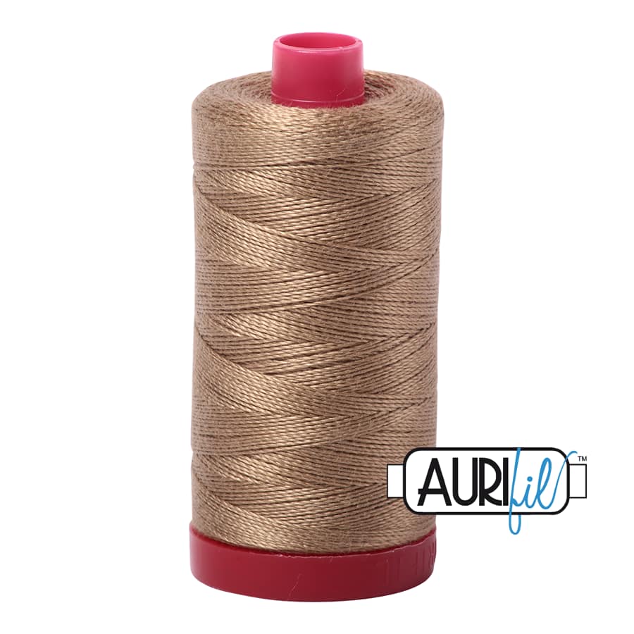 12wt Cotton Thread in 6010 Toast by Aurifil