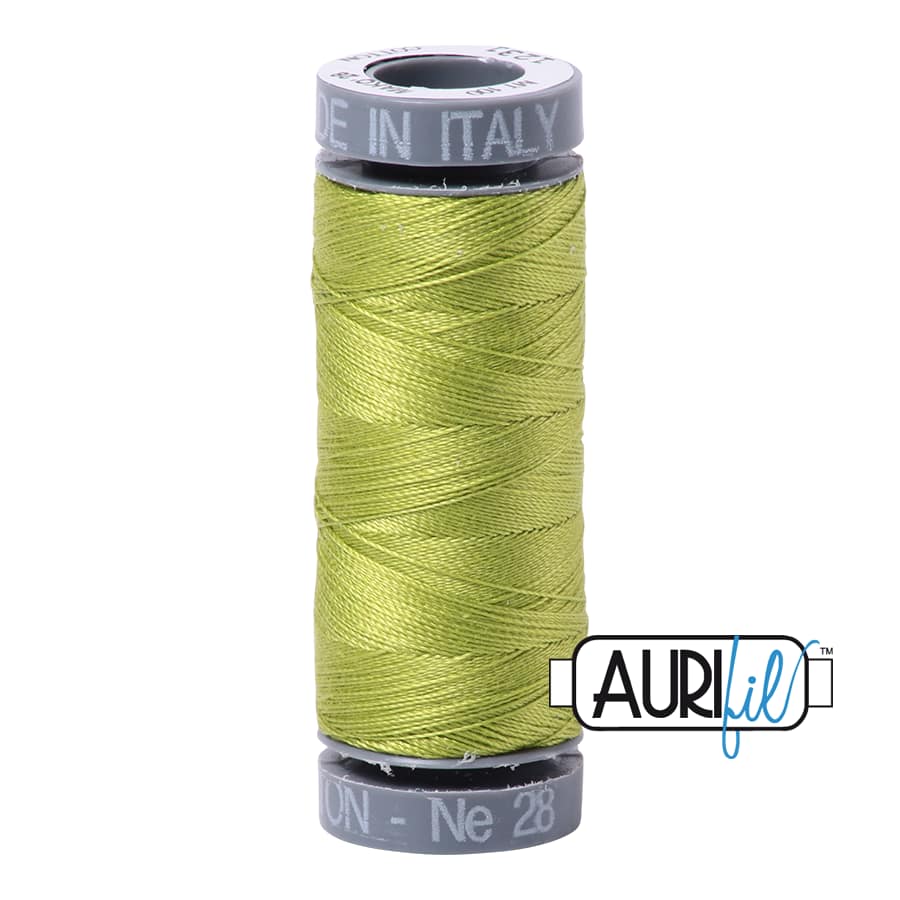 28wt Cotton Thread in 1231 Spring Green by Aurifil - Image 2