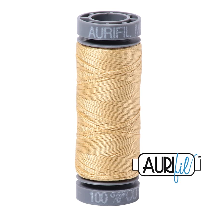 28wt Cotton Thread in 2125 Wheat by Aurifil - Image 2