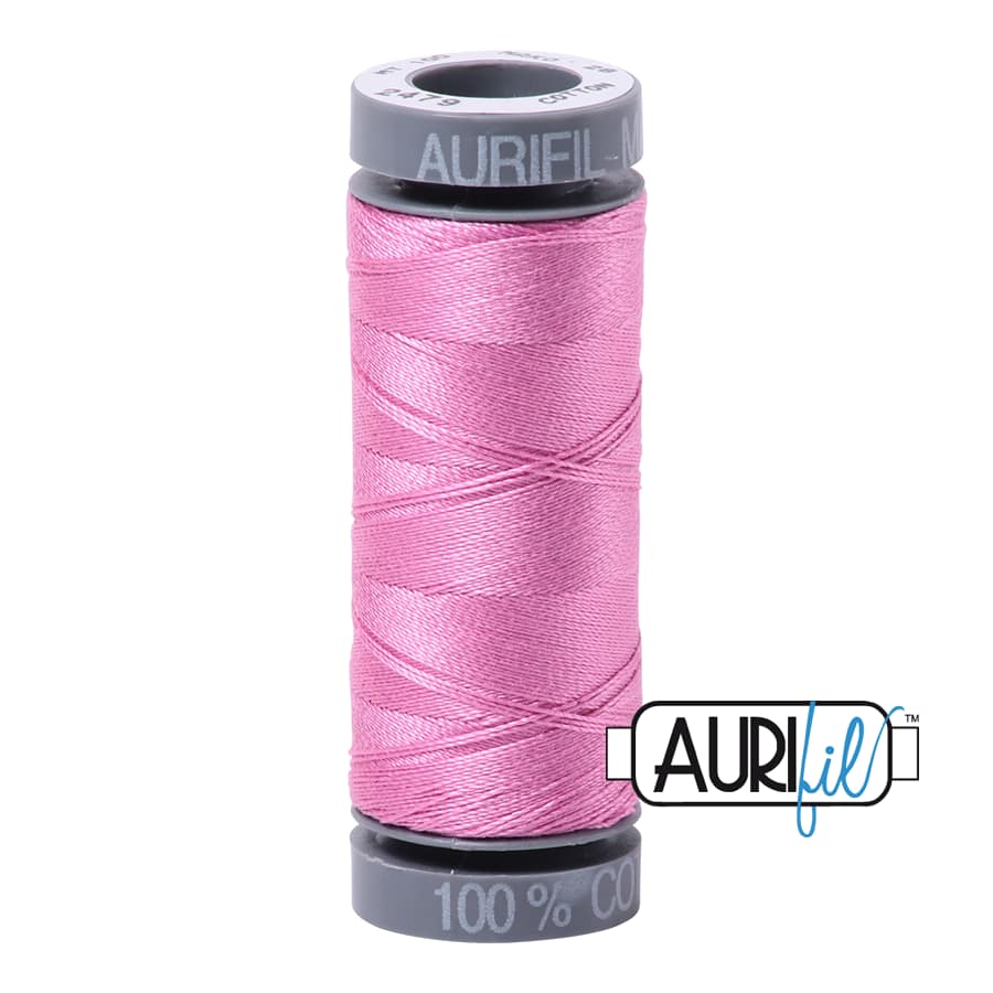 28wt Cotton Thread in 2479 Medium Orchid by Aurifil - Image 2