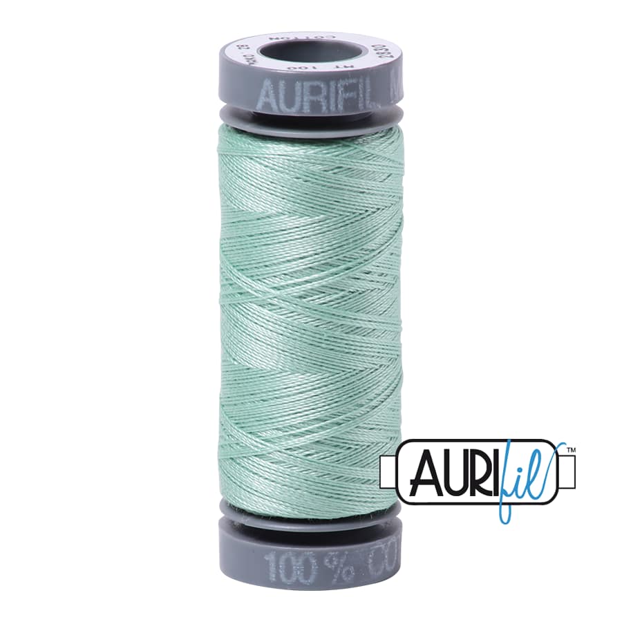 28wt Cotton Thread in 2830 Mint by Aurifil - Image 2