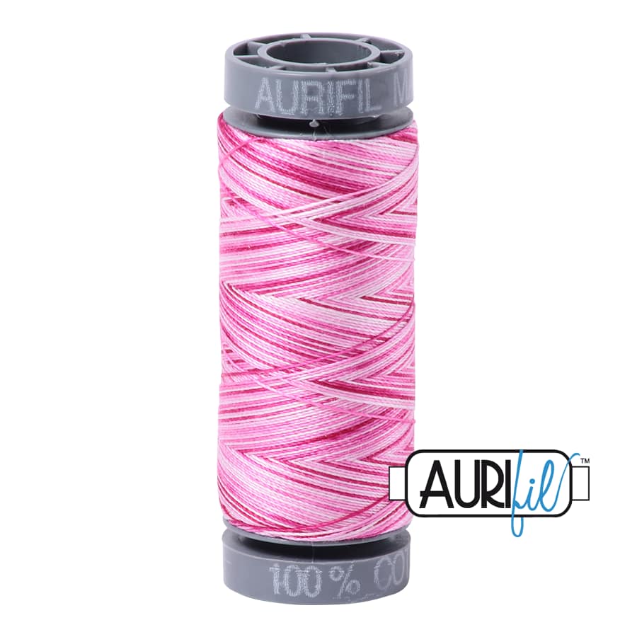 28wt Cotton Thread in 4660 Pink Taffy by Aurifil - Image 2