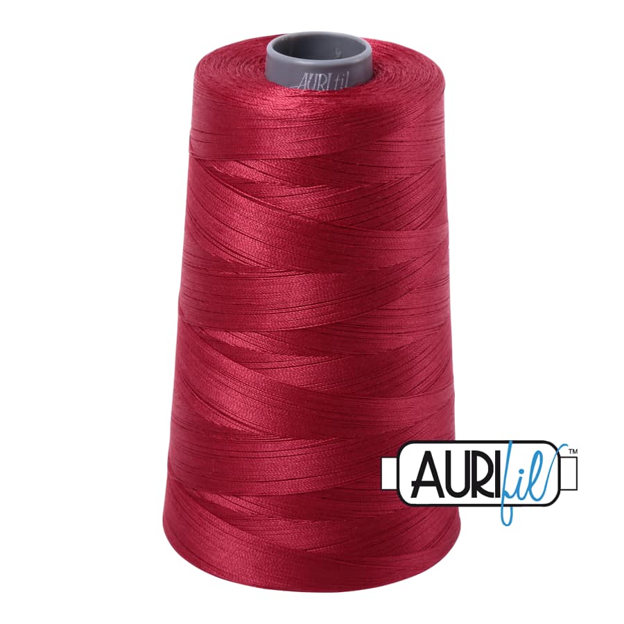 28wt Cotton Thread in 1103 Burgundy by Aurifil - Image 3