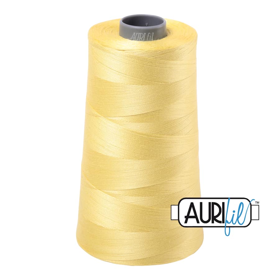 28wt Cotton Thread in 2115 Lemon by Aurifil - Image 3