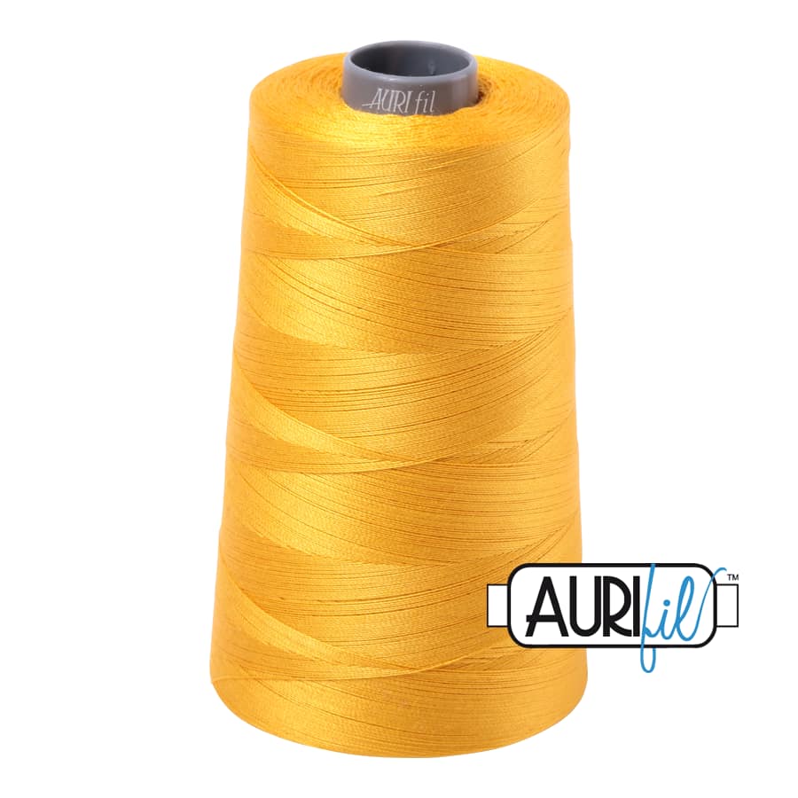 28wt Cotton Thread in 2135 Yellow by Aurifil - Image 3