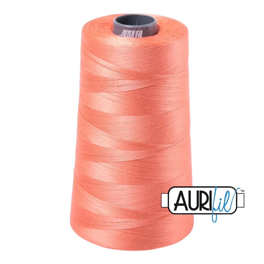 28wt Cotton Thread in 2220 Light Salmon by Aurifil - Image 3