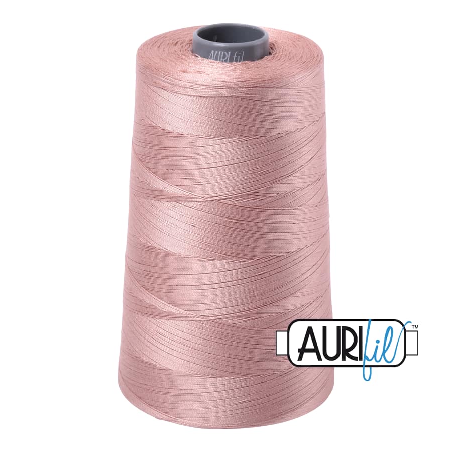 28wt Cotton Thread in 2375 Antique Blush by Aurifil - Image 3