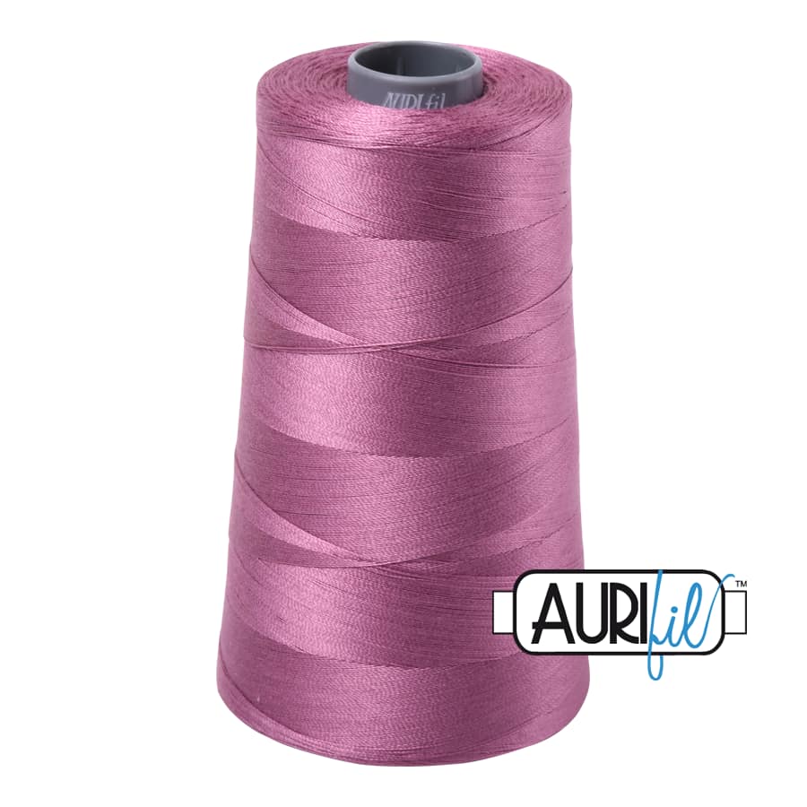28wt Cotton Thread in 5003 Wine by Aurifil - Image 3