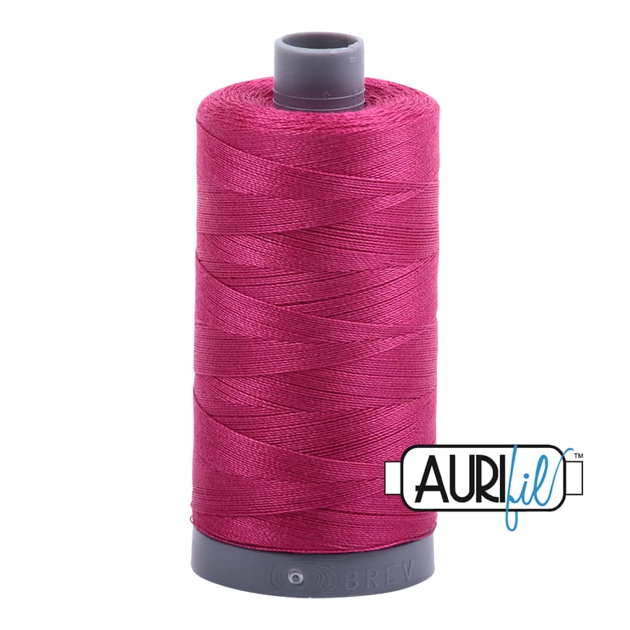 28wt Cotton Thread in 1100 Red Plum by Aurifil