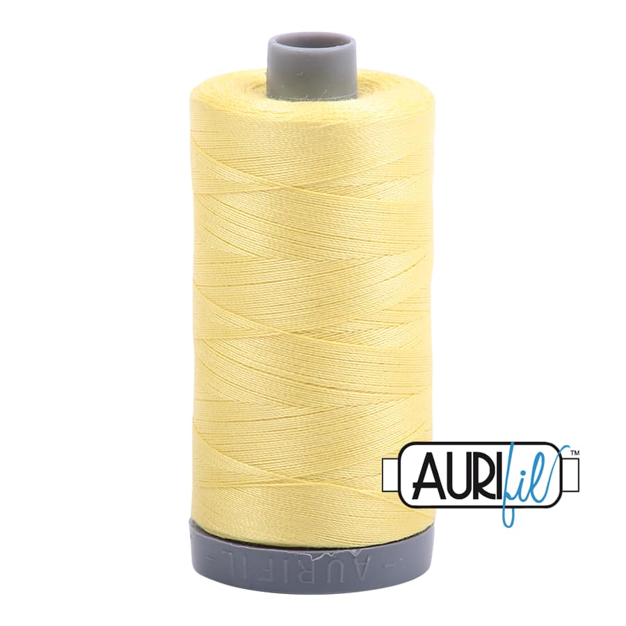 28wt Cotton Thread in 2115 Lemon by Aurifil