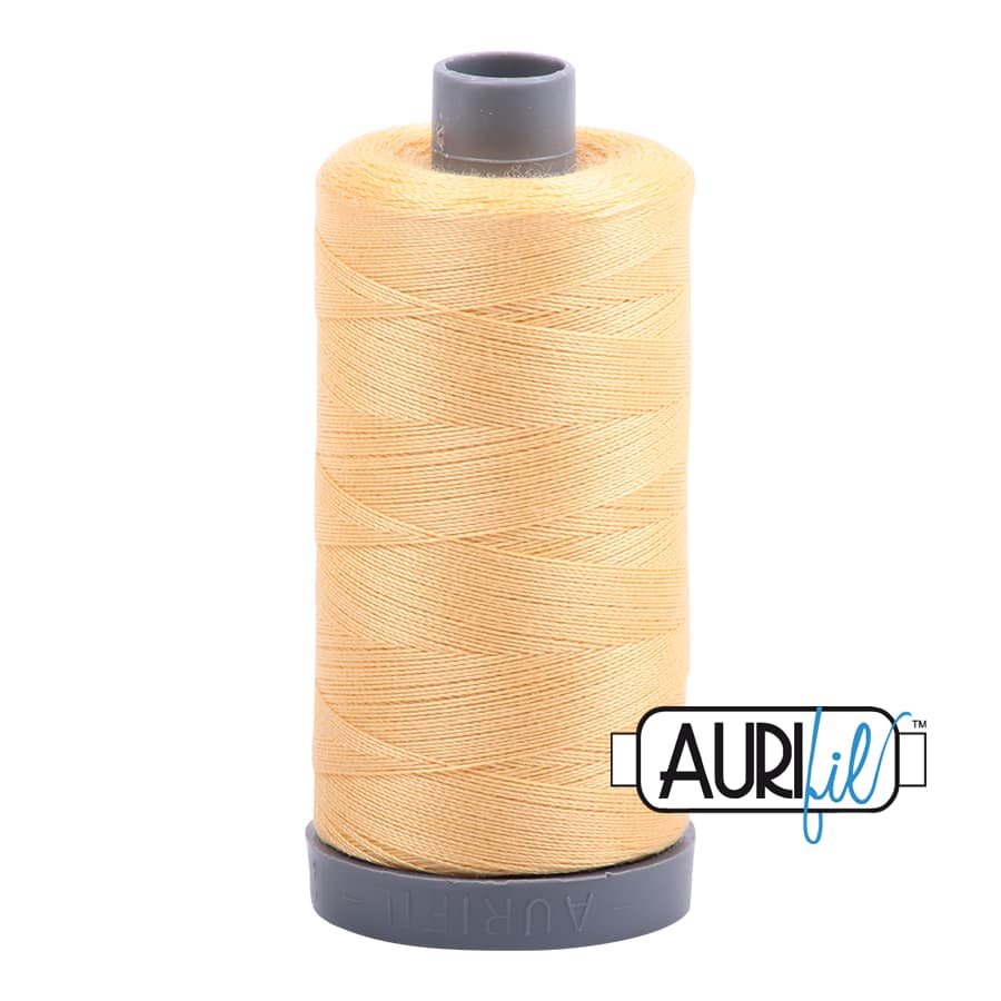 28wt Cotton Thread in 2130 Medium Butter by Aurifil