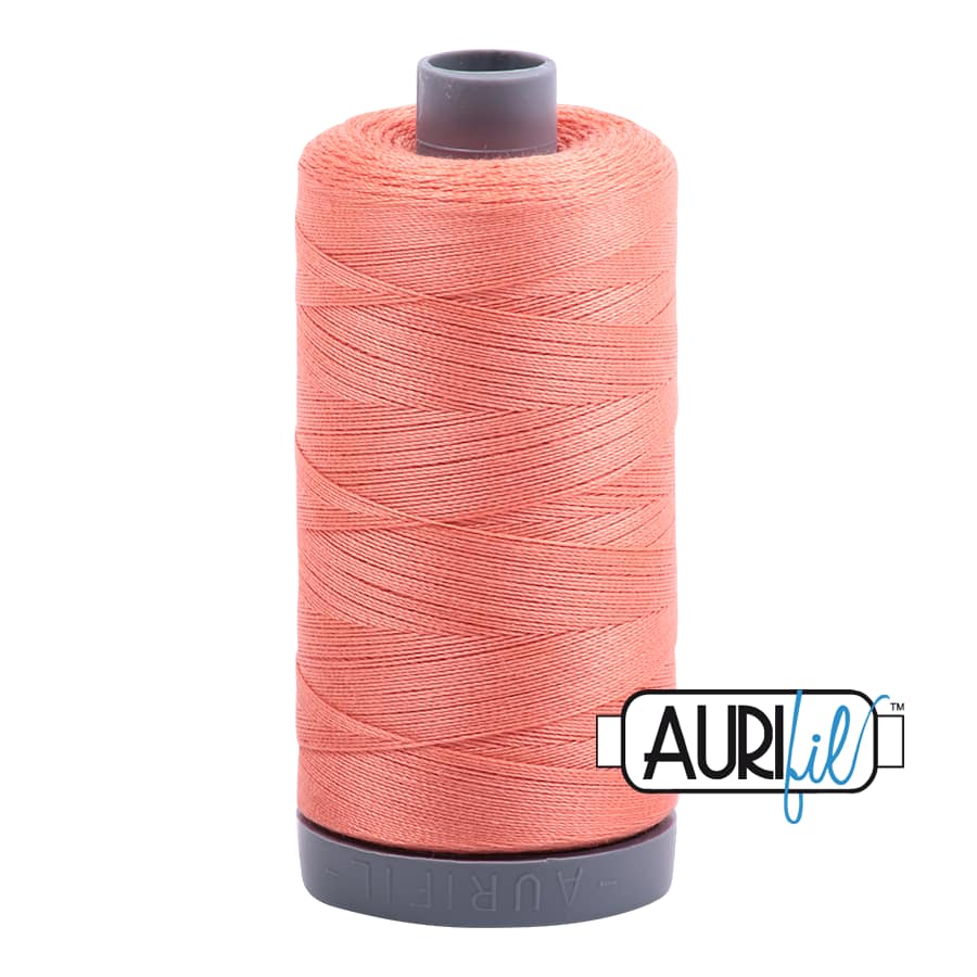 28wt Cotton Thread in 2220 Light Salmon by Aurifil