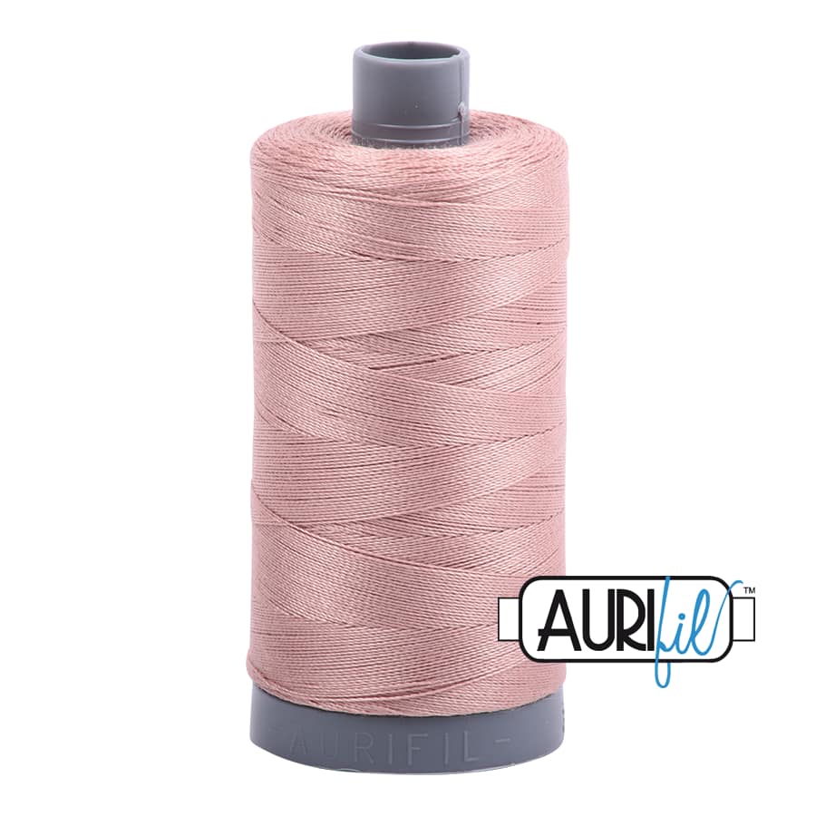 28wt Cotton Thread in 2375 Antique Blush by Aurifil