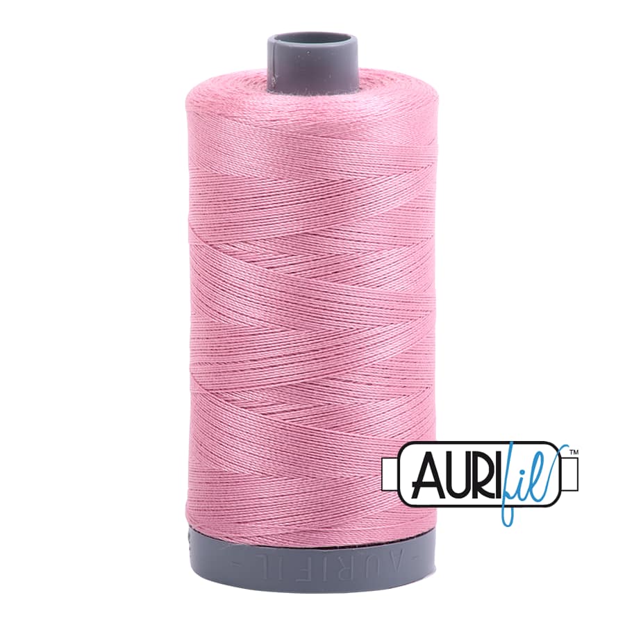 28wt Cotton Thread in 2430 Antique Rose by Aurifil