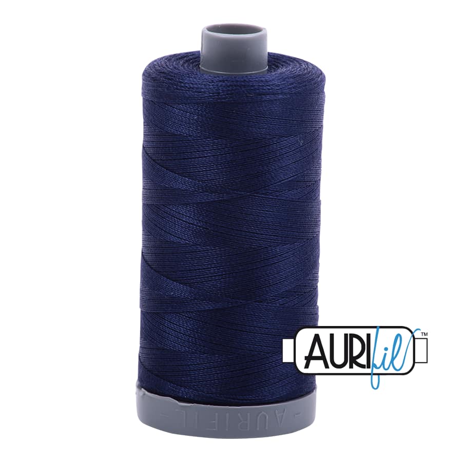 28wt Cotton Thread in 2745 Midnight by Aurifil