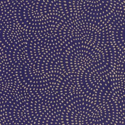 Cotton Fabric, 44/45" Wide in Twist Royal Metallic by Dashwood Studio