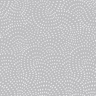 Cotton Fabric, 108" Wide in Twist Wide Grey by Dashwood Studio
