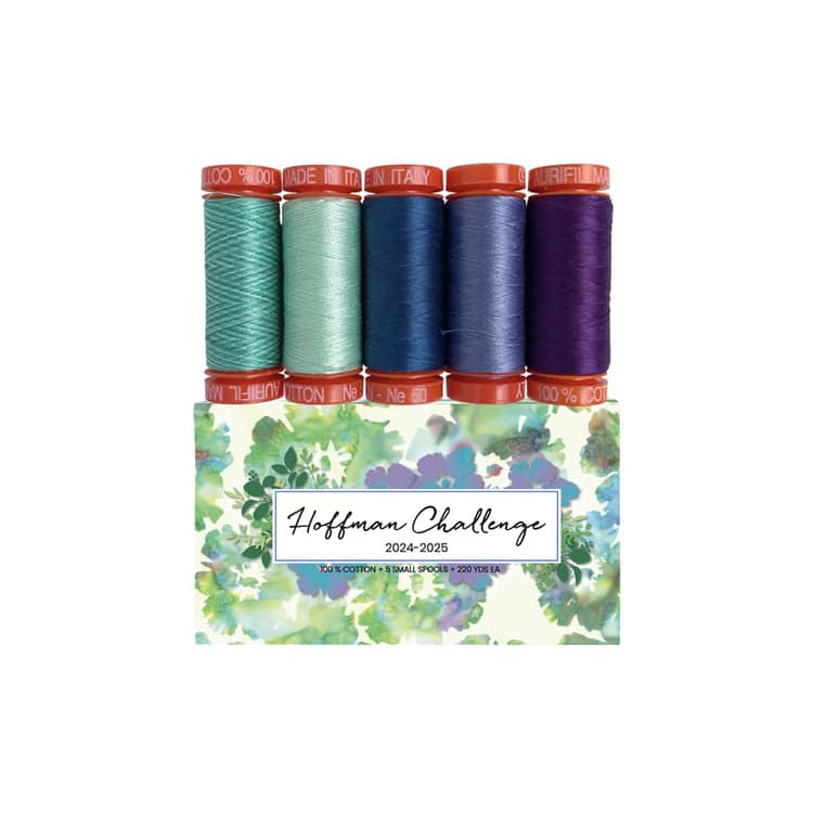 Hoffman California Fabrics, 50wt Cotton Thread Set by Aurifil