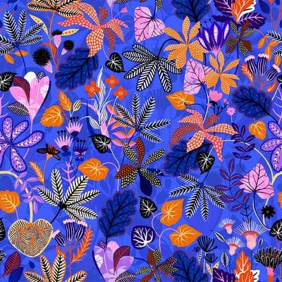 Cotton Fabric, 44" Wide in Gardenia by Dashwood Studio