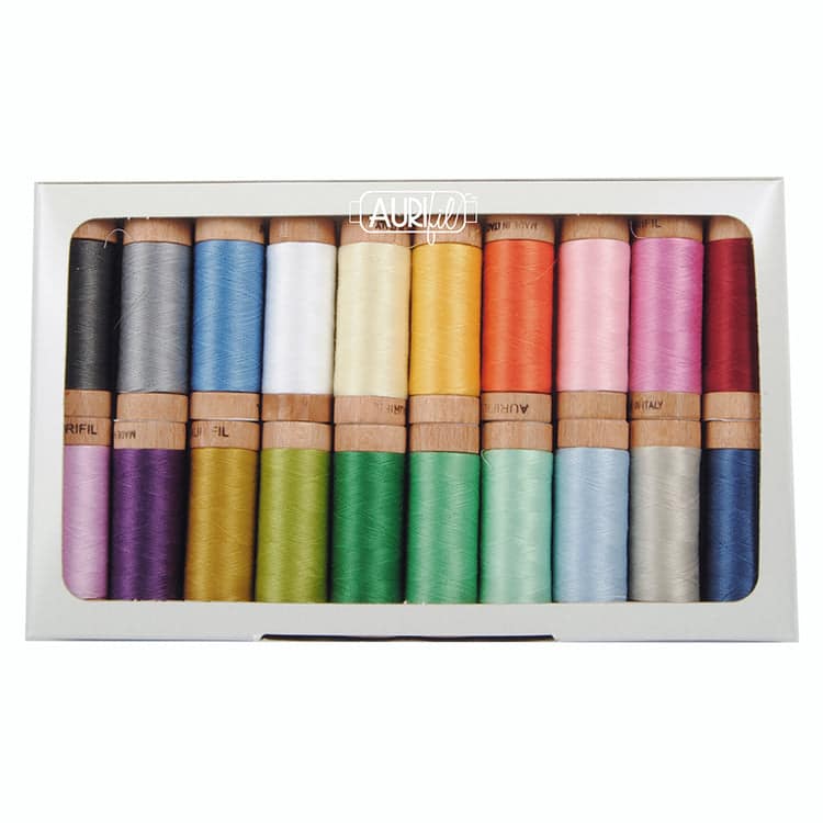 Everyday Applique by Sarah Fielke, 80wt Cotton Thread Set by Aurifil