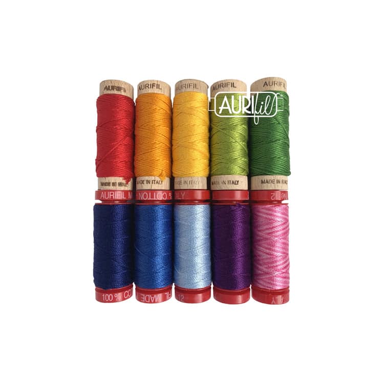 Kogin Essentials Collection by Shannon & Jason, Aurifloss and 12wt Cotton Thread Set by Aurifil