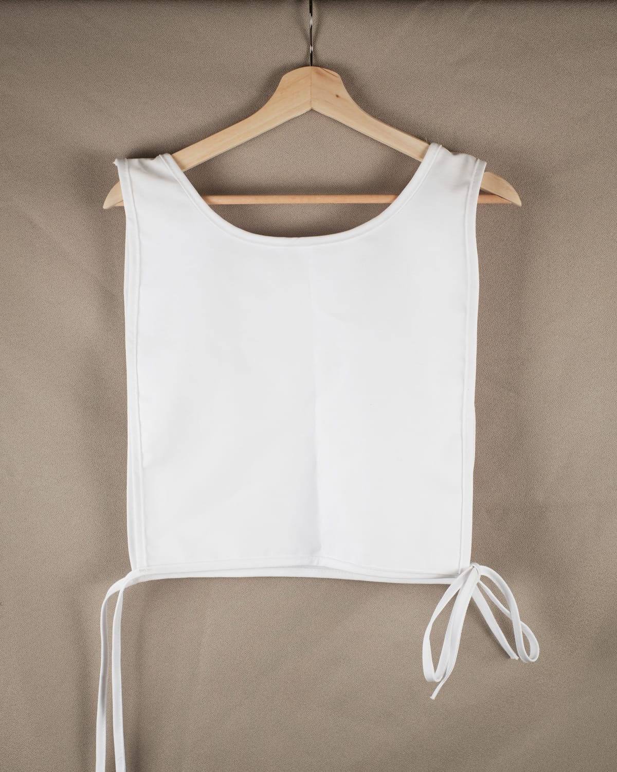 Apron, Adult Short Length, Caddie Bib in White