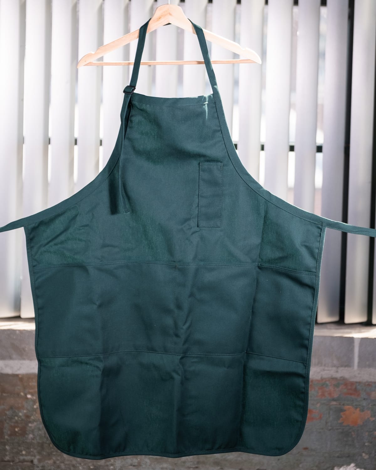 Apron, Adult Knee Length in Hunter Green