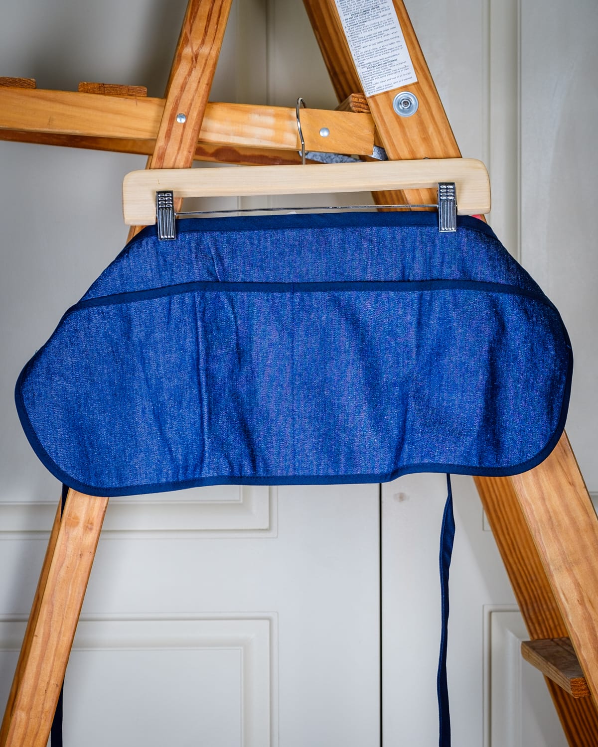 Apron, Adult Short Length, Half Size in Denim