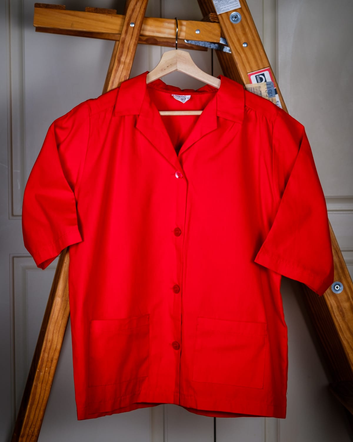 Over Shirt, Adult Medium in Red