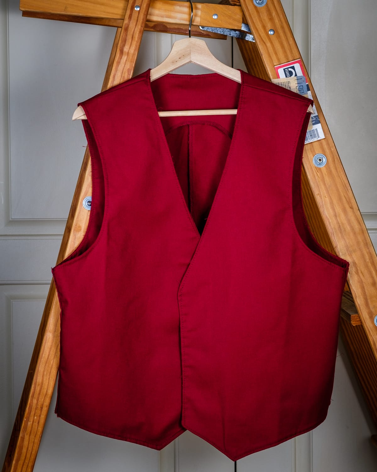 Vest, Adult in Maroon