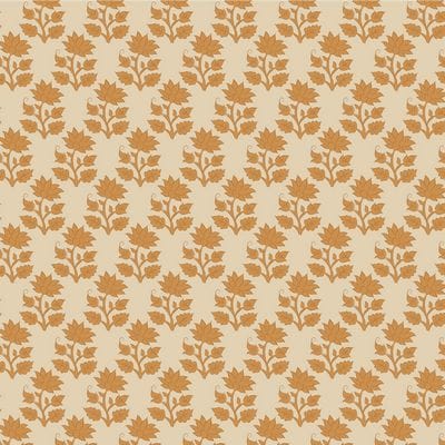 Cotton Fabric, 44" Wide in Ochre by Tilda