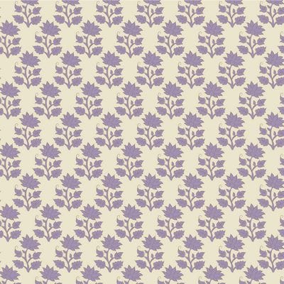 Cotton Fabric, 44" Wide in Lavender by Tilda