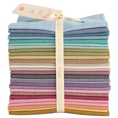 Cotton Fabric, Fat Quarter Bundle, Multicolor by Tilda