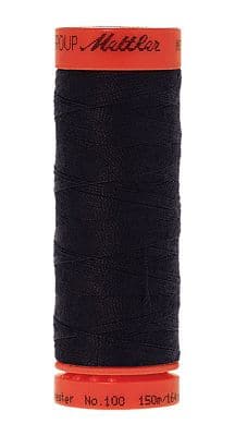Metrosene All Purpose Polyester Sewing Thread in 0821 Darkest Blue by Mettler