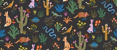 Cotton Fabric, 44/45" Wide in Under The Moon by Dashwood Studio