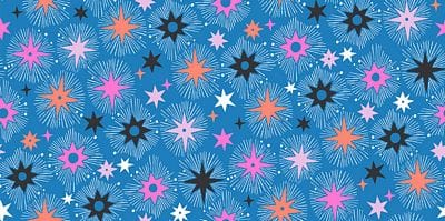 Cotton Fabric, 44/45" Wide in Stars Of The Desert Moon by Dashwood Studio